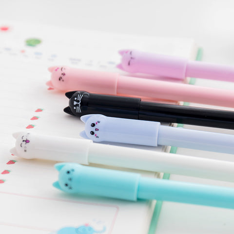 1 Piece Pussy 0.5mm Gel Pen KINIYO Stationery